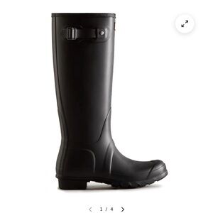 Black Tall Women's Rain Boots